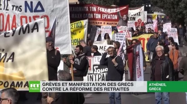 C’est également la reprise en Grèce: les Grecs font (aussi) grève contre leur réforme des retraites !… “Tout va de mal en pis !!”