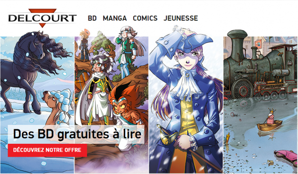 Les Éditions Delcourt vous offrent de la lecture numérique gratuite jusqu’au 30 avril