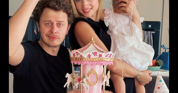 Norman Thavaud : Rare photo de sa fille et immense gâteau pour son anniversaire