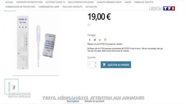 Tests et médicaments : attention aux arnaques !