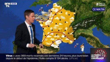 La météo pour ce samedi 28 mars 2020