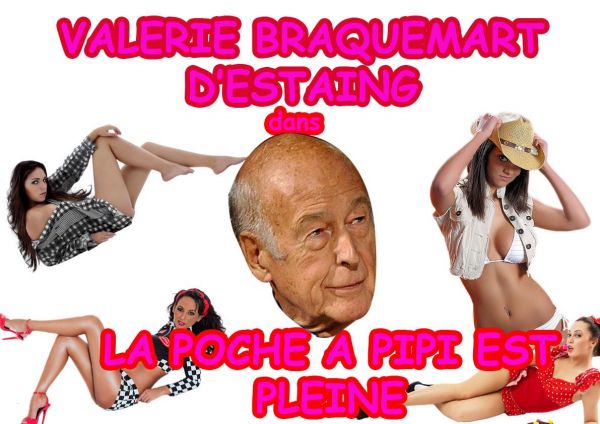 Valérie Giscard d’Estaing se lance dans le porno et devient Valérie Braquemart d’Estaing