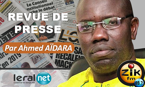 Revue de presse de Zik Fm du mercredi 20 mai 2020 avec Ahmed Aidara