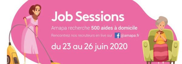 Amapa recrute 500 aides à domicile partout en France #amapa #emploi #aideadomicile #recrutement
