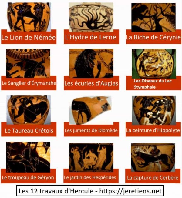 Les 12 travaux d'Hercule / Héraclès