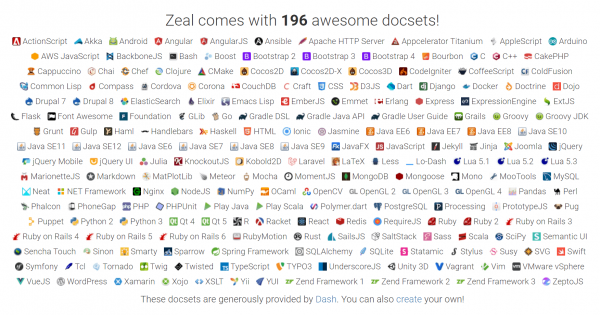 Zeal ou comment avoir toutes les docs sous la main quand tu codes ?