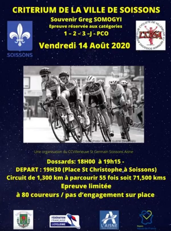 Critérium de Soissons : Les engagés