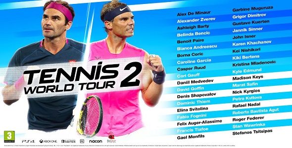 Tennis World Tour 2 sera disponible le 22 septembre prochain