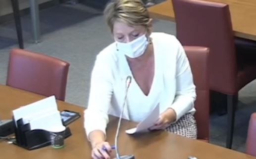 Une députée LREM (masquée) quitte l'audition d'une femme voilée