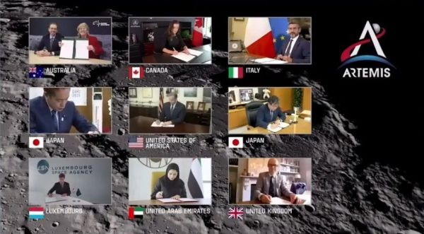 Des accords internationaux pour explorer la Lune, et autres nouvelles du ciel