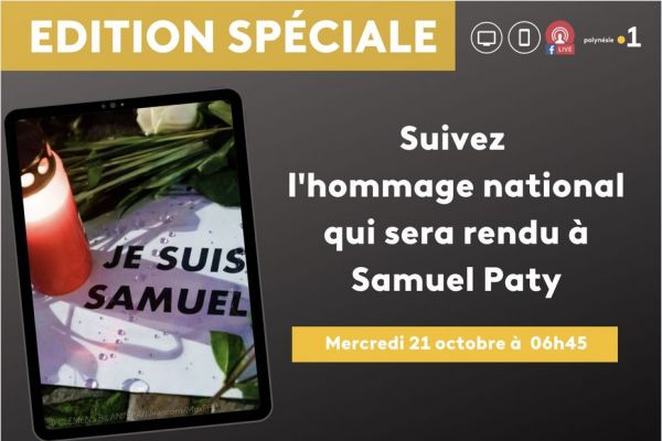 Hommage national à Samuel Paty