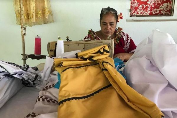 Après communions : les couturières de Wallis et Futuna dressent un bilan positif
