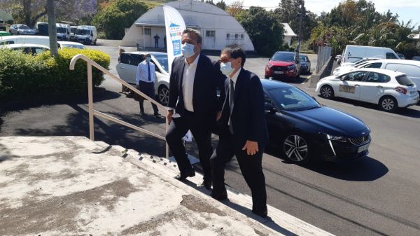 Les retrouvailles entre André Thien Ah Koon et Didier Robert