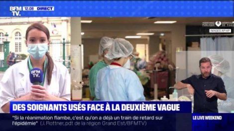 Des soignants usés face à la deuxième vague - 24/10