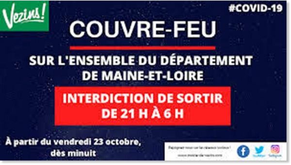 « Catastrophique » : Couvre-feu dans le Maine-et-Loire. Fermeture totale des bars. « Ce soir, je suis au chômage »