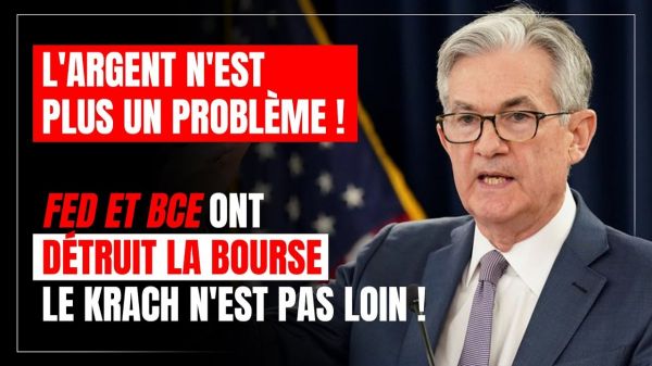 FED et BCE ont détruit la bourse, le krach n’est donc pas loin ! dixit Olivier Delamarche
