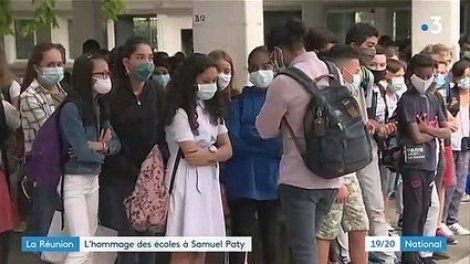 La Réunion : les écoles rendent hommage à Samuel Paty