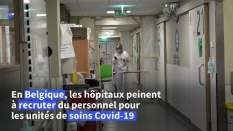 Les hôpitaux belges ont du mal à recruter du personnel pour les unités de soins Covid-19