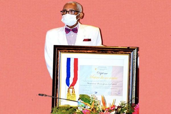 Pierre Samot, désormais maire honoraire du Lamentin en Martinique