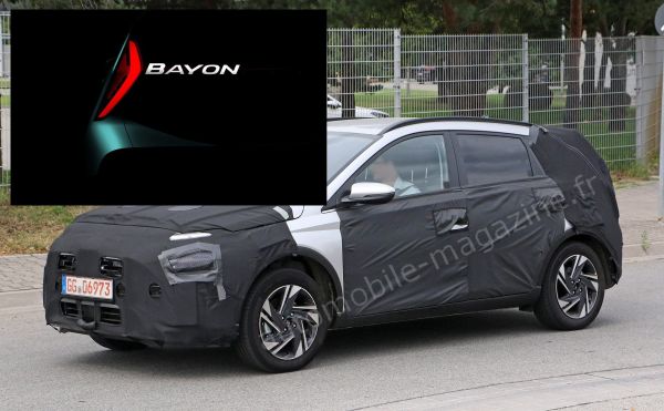 Les premières images du futur SUV Hyundai Bayon