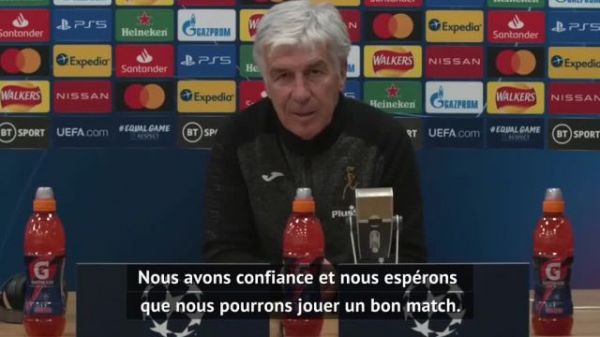Foot - C1 - Atalanta - Gian Piero Gasperini (Atalanta Bergame) : « Liverpool fait des choses extraordinaires »