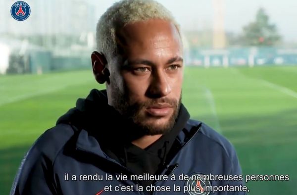 Neymar : «Maradona a rendu la vie de nombreuses personnes meilleure»
