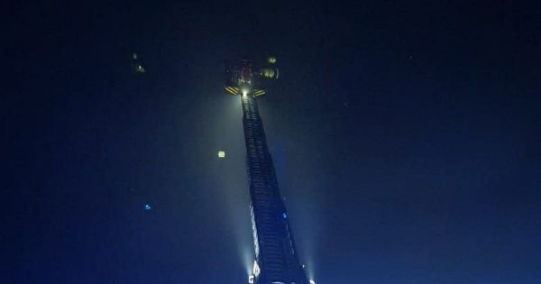 Un poulailler entièrement détruit par les flammes
