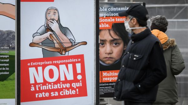 Référendum en Suisse: rejet de l'initiative pour des «multinationales responsables»