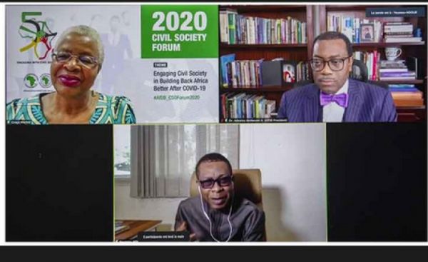 Forum de la société civile 2020 : Youssou N'Dour, Graça Machel et Akinwumi Adesina débattent de la « reconstruction en mieux » après la pandémie de Covid-19