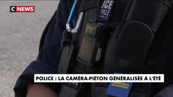 Police : la caméra-piéton généralisée à partir du 1er juillet, selon Gérald Darmanin