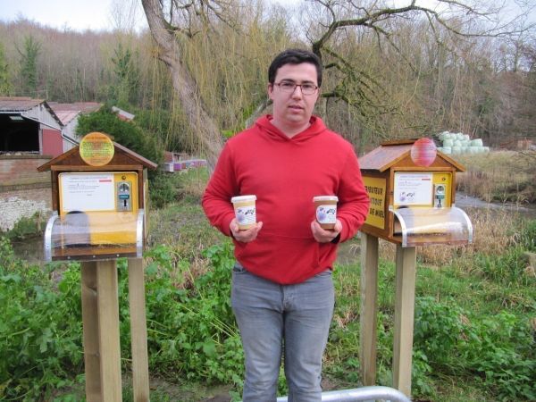 Près de Dieppe, achetez votre miel dans un distributeur !