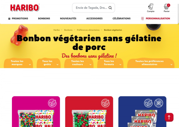 Haribo s’affiche de plus en plus sans porc et sans complexe