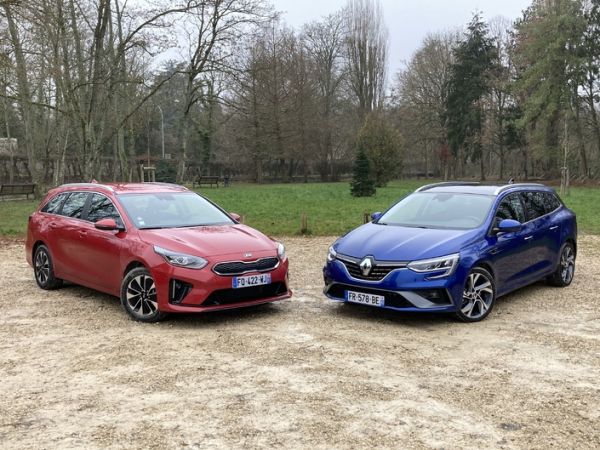 Comparatif vidéo - Kia Ceed SW hybride rechargeable VS Renault Megane Estate E-Tech hybride rechargeable : breaks tendance