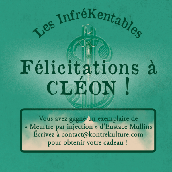 Jeu concours #11 : remportez un exemplaire de la prochaine sortie Kontre Kulture