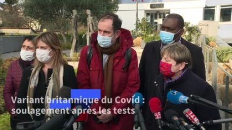 Variant britannique: bilan "rassurant" du dépistage massif à Bagneux