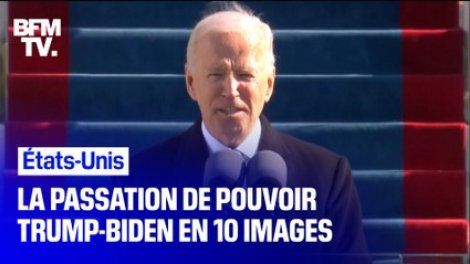 États-Unis: la passation de pouvoir Trump-Biden en 10 images