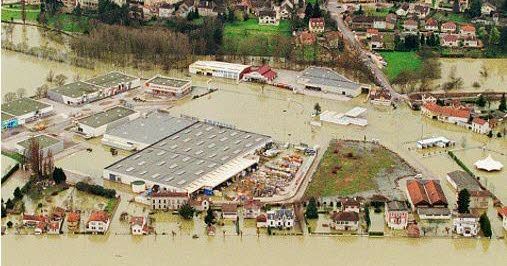 Saône/ Doubs / Loire : crues et inondations au fil des années