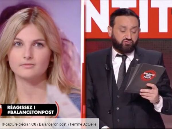 Cyril Hanouna recarde Thaïs d'Escufon, porte-parole de Génération identitaire