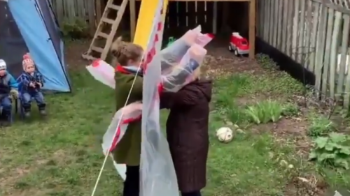 Rideau à câlins