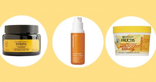 Les soins beauté à la banane