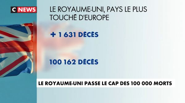 Coronavirus : le Royaume-Uni a passé le seuil des 100.000 morts