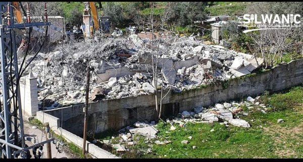 Démolition d'un immeuble à Al-Issawiya à Jérusalem