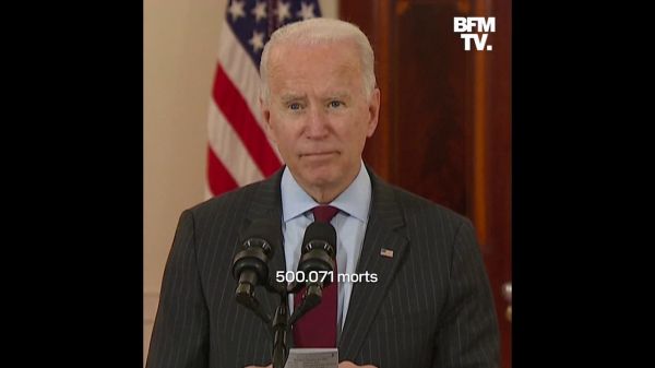 Covid-19: Joe Biden évoque un bilan "déchirant" de 500.000 morts aux États-Unis