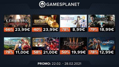 BON PLAN chez Gamesplanet : du combat, de l'action et des RPG en promotion cette semaine