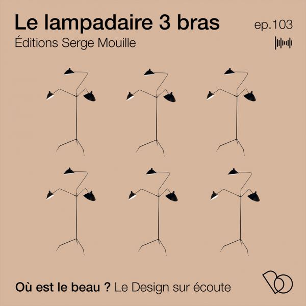 Où est le beau ? Dans le lampadaire de Serge Mouille