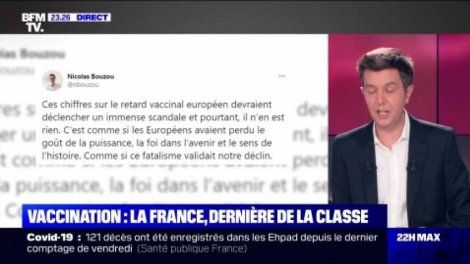 Le choix de Max: La France, les dernières de la classe sur la vaccination - 23/02