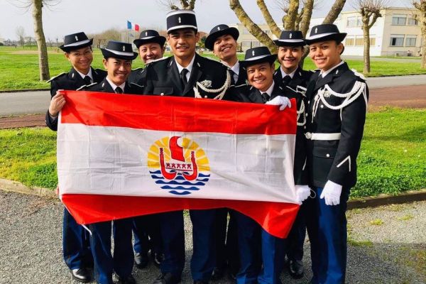 Huit nouveaux gendarmes Polynésiens CSTAGN