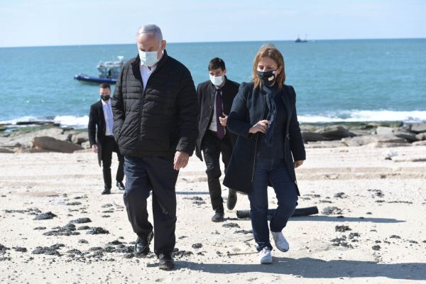 Israël: une marée noire sur le littoral méditerranéen