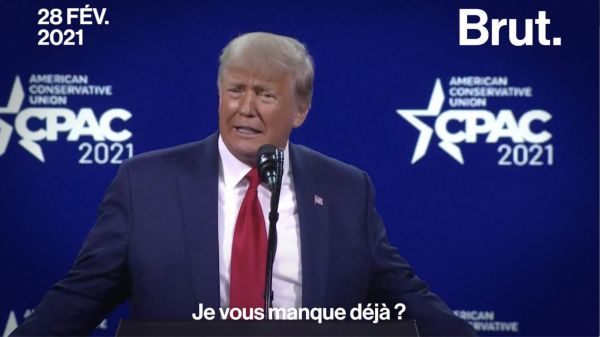 VIDEO. "Je vous manque déjà ?" : quand Donald Trump fait sa réapparition depuis sa défaite
