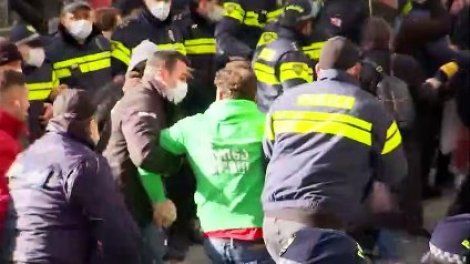 En Géorgie, des arrestations après une manifestation